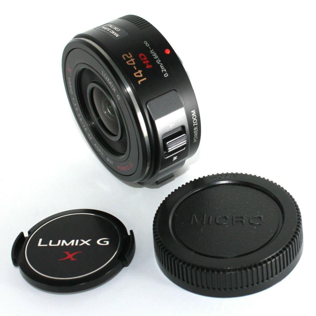 Panasonic LUMIX G 14-42mm PZ ズームレンズ ブラック