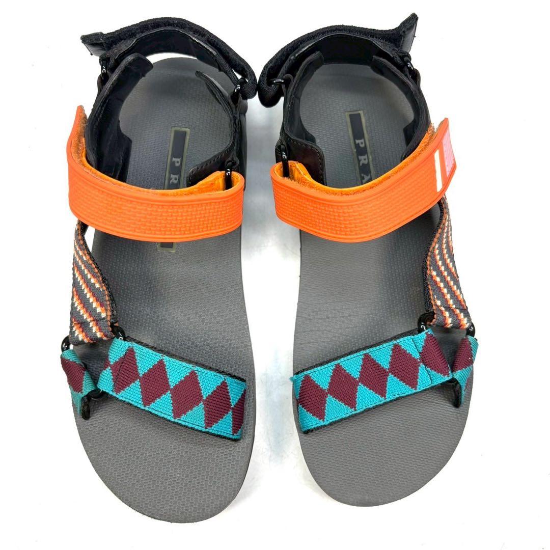PRADA プラダ　サンダル　マルチカラー　38 1/2