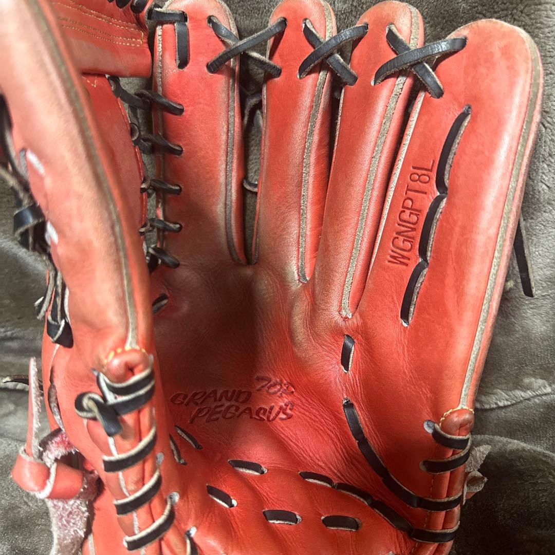 【中古】ワールドペガサス グランドペガサス 外野用 WGNGPT8L 硬軟式兼用