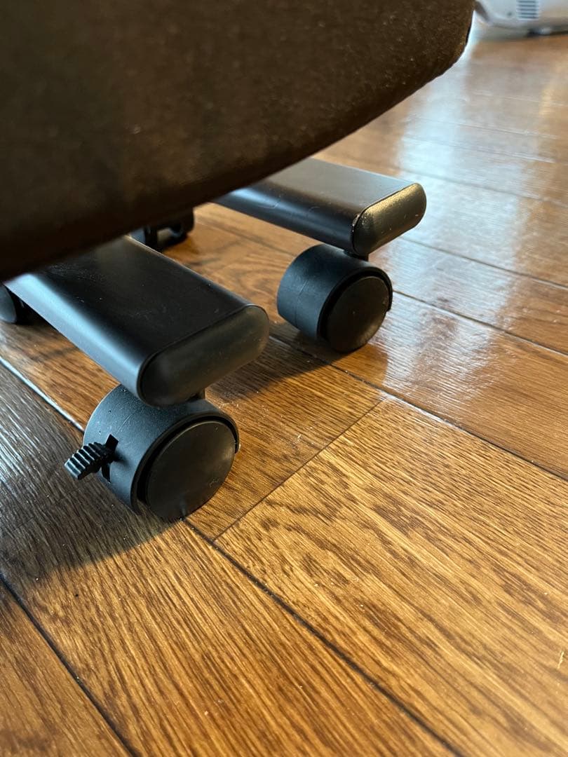 組立て不要の低反発折りたたみベッド(シングル) ダークブラウン