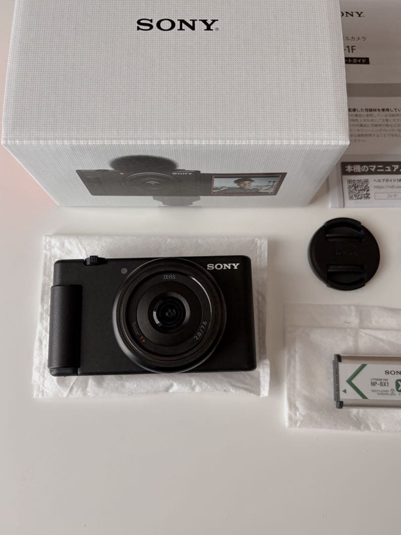 SONY ZV-1F 保証書付きVLOGCAM美品