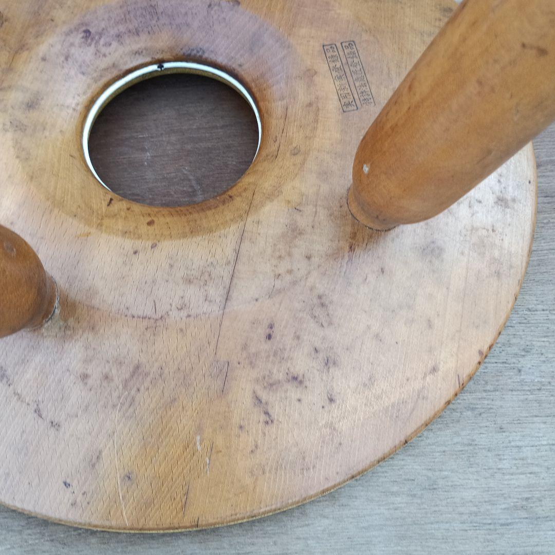 N*6様 4250)天童木工のリングスツール 丸椅子　昭和レトロ