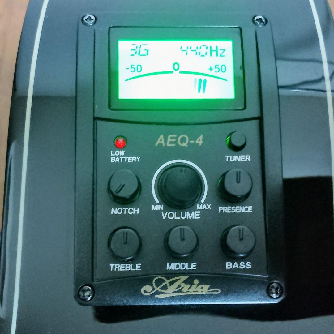 美品　ARIA　FET-F2/B nG　エレアコギター