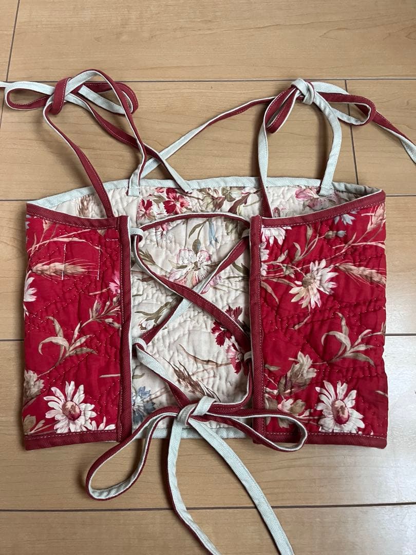 nude vintage キルトキャミソール