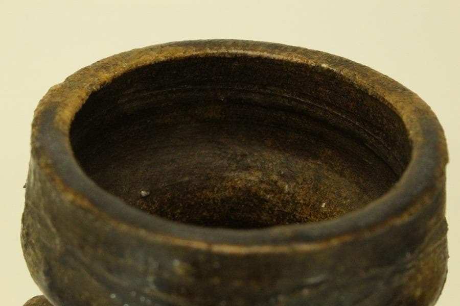 茶道具 瀬戸伊賀 花入 古美術(ZE736)