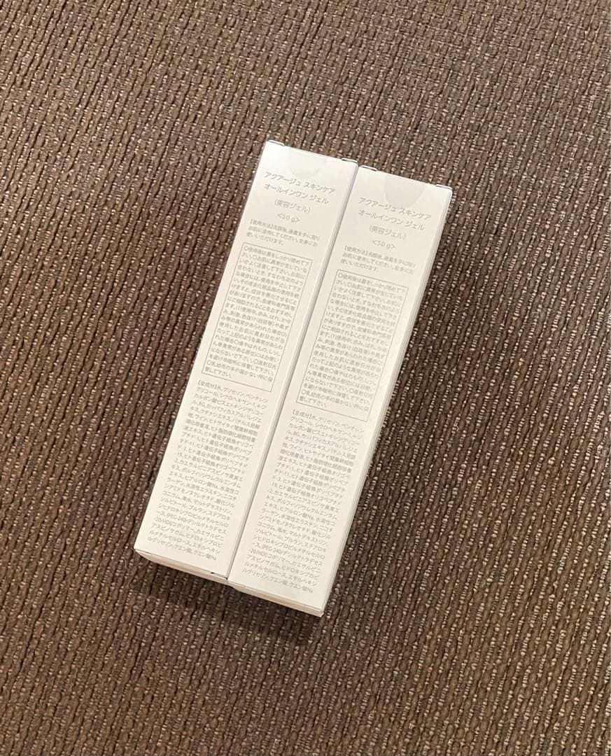 アクアージュ　オールインワンジェル　2本　新品　美容　美肌　化粧品　スキンケア