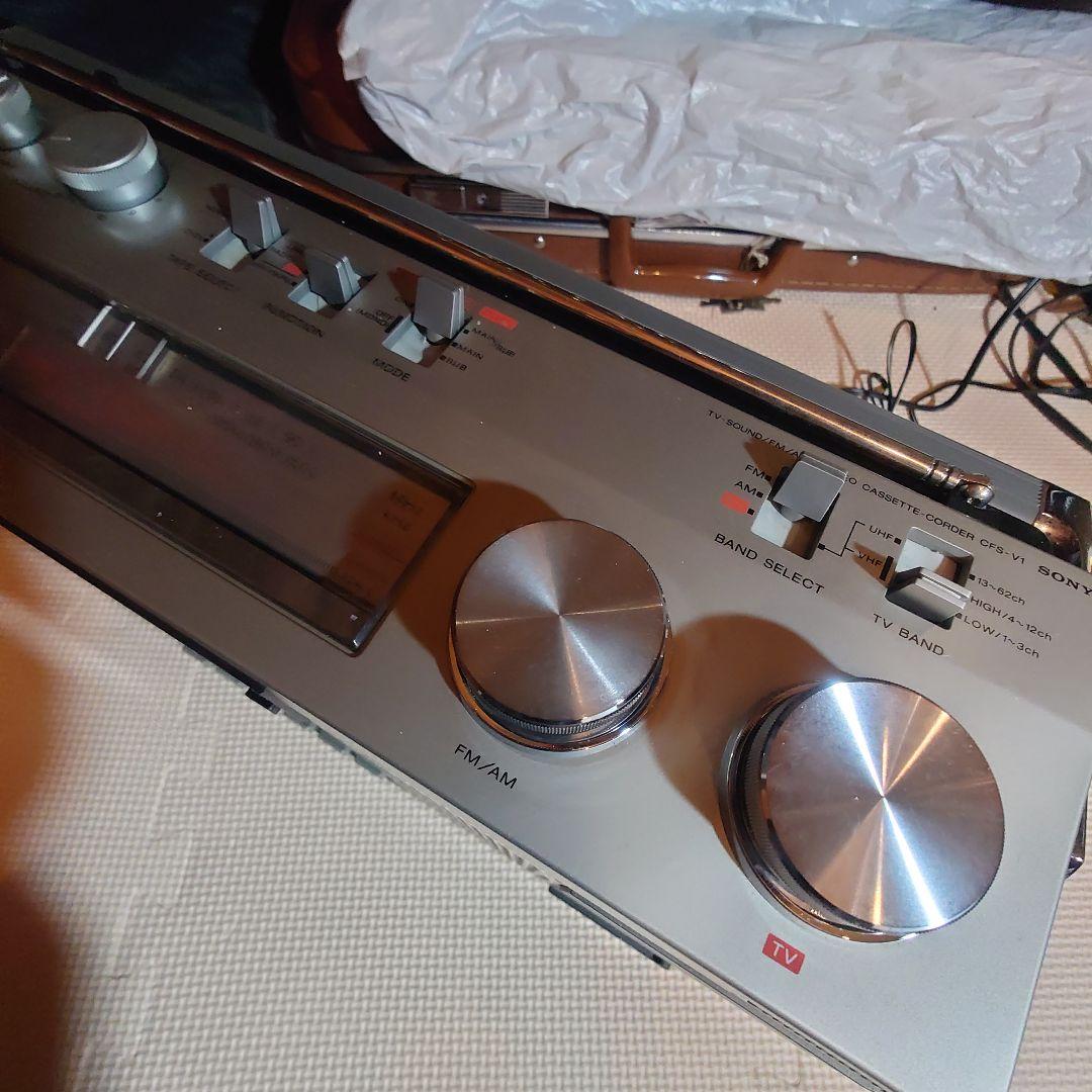 SONY CFS-V1 ラジカセ　ジルバップ　動作確認済み　美品　昭和レトロ