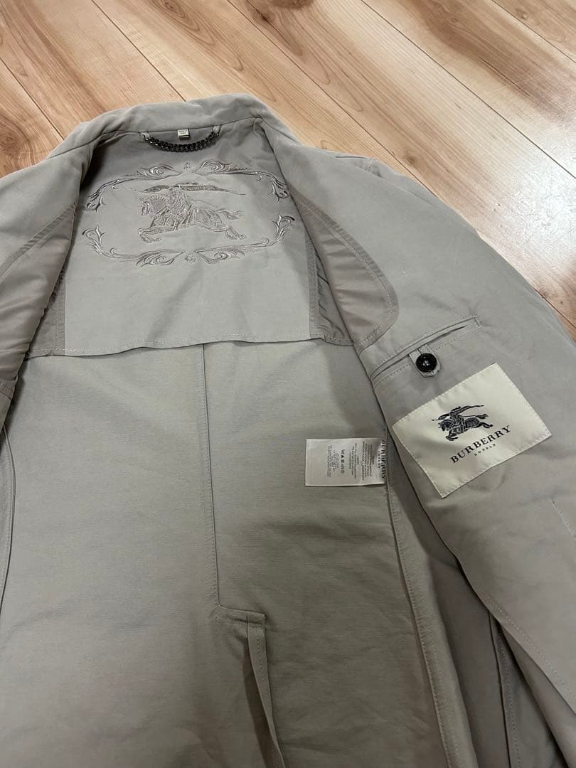 Burberry ベージュ ダッフルコート 木製トグルボタン