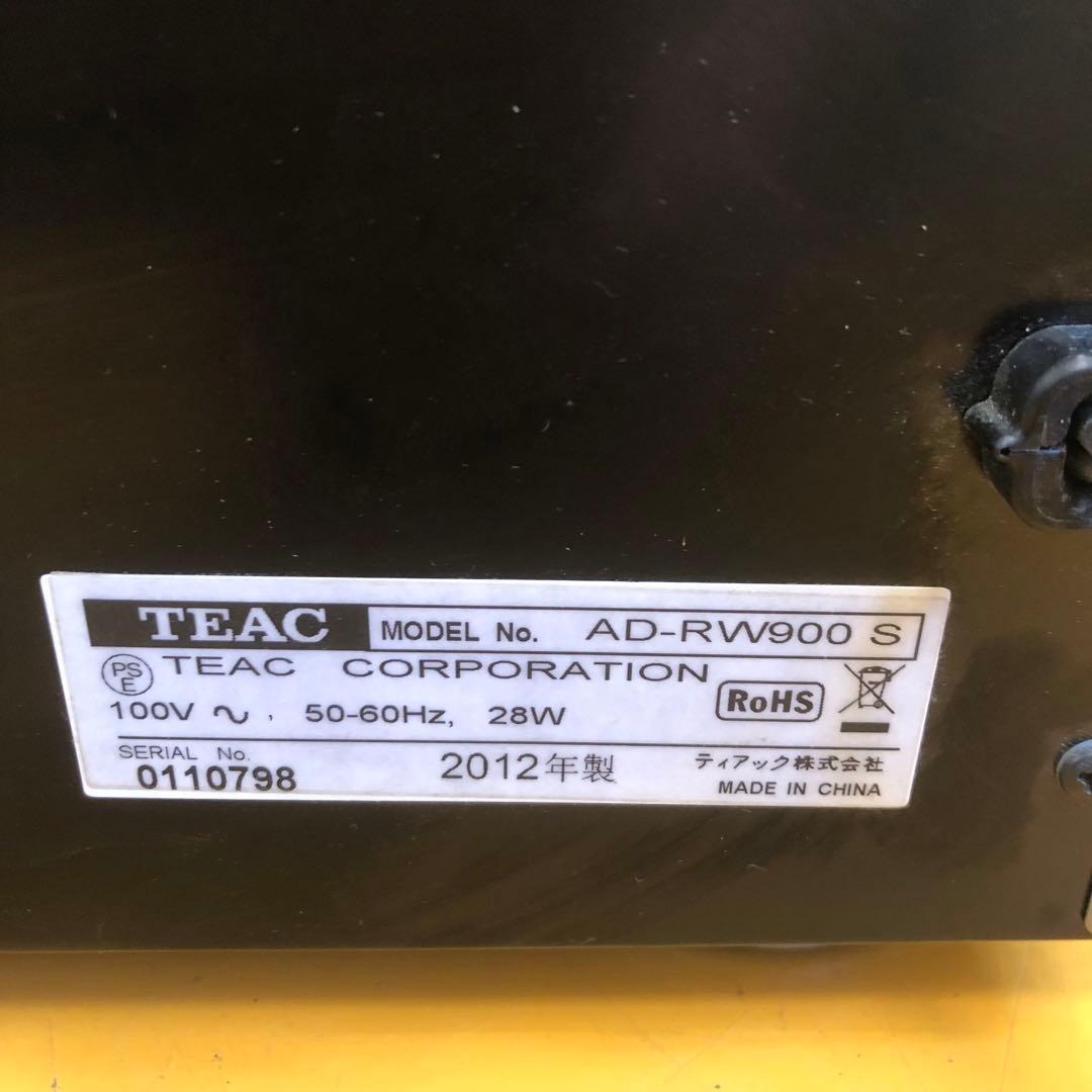 TEAC AD-RW900S CDレコーダー・カセットデッキ 通電OK ジャンク