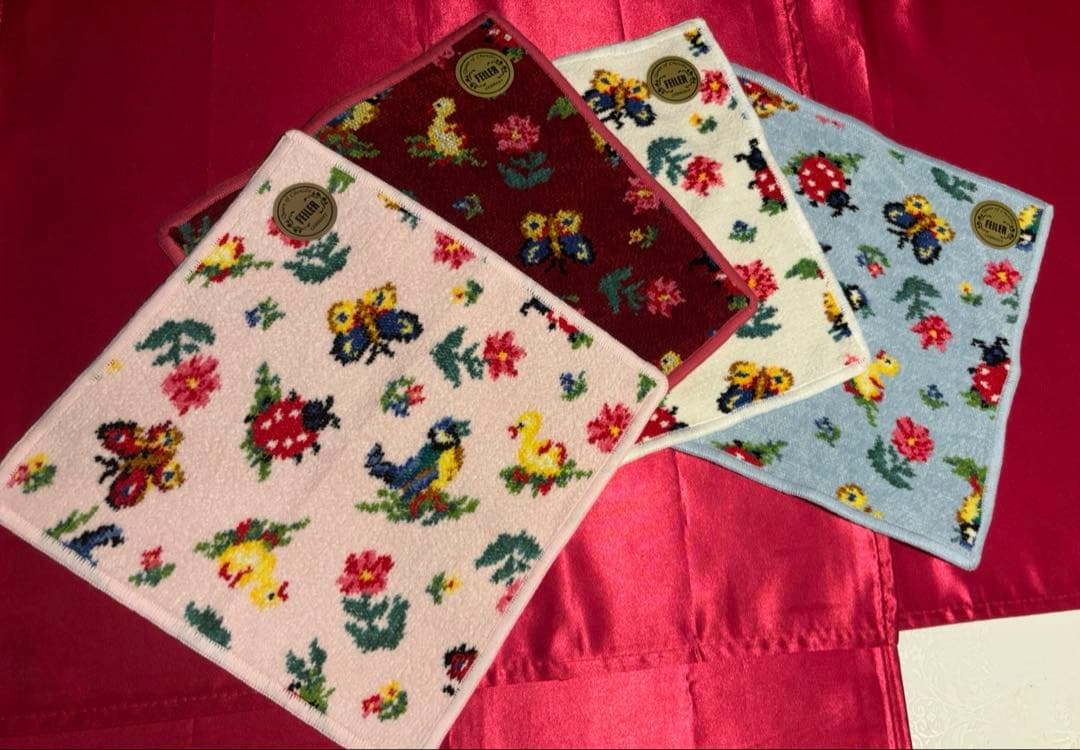 再終お値下げ　まとめ売り　フェイラー　ハンカチタオル　4枚セット　未使用品