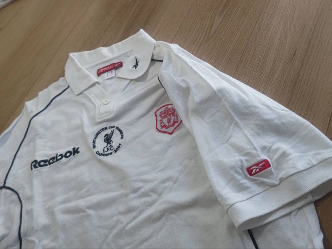 希少！リバプールFC ワージントンカップ記念ポロシャツ Reebok