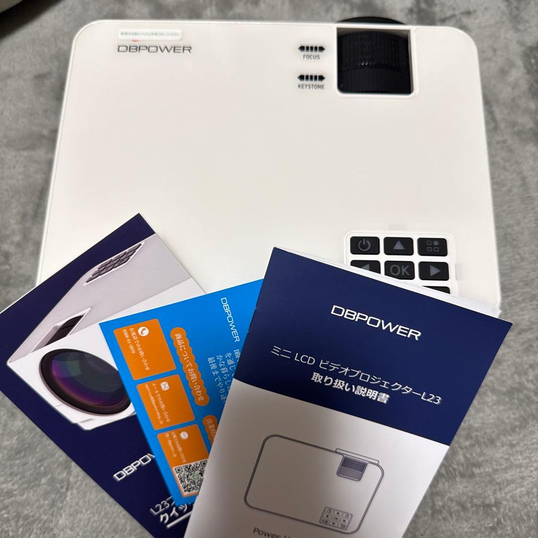 DBPOWER ミニLCDプロジェクター L23 本体