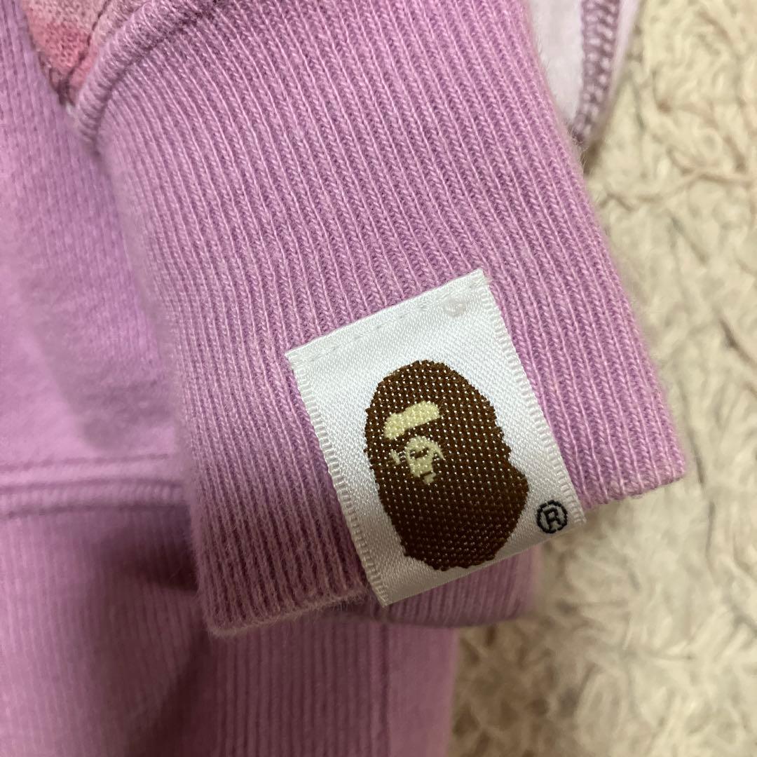 BAPE スウェット　パッチワーク　ピンク　LANA LEX ヒップホップ