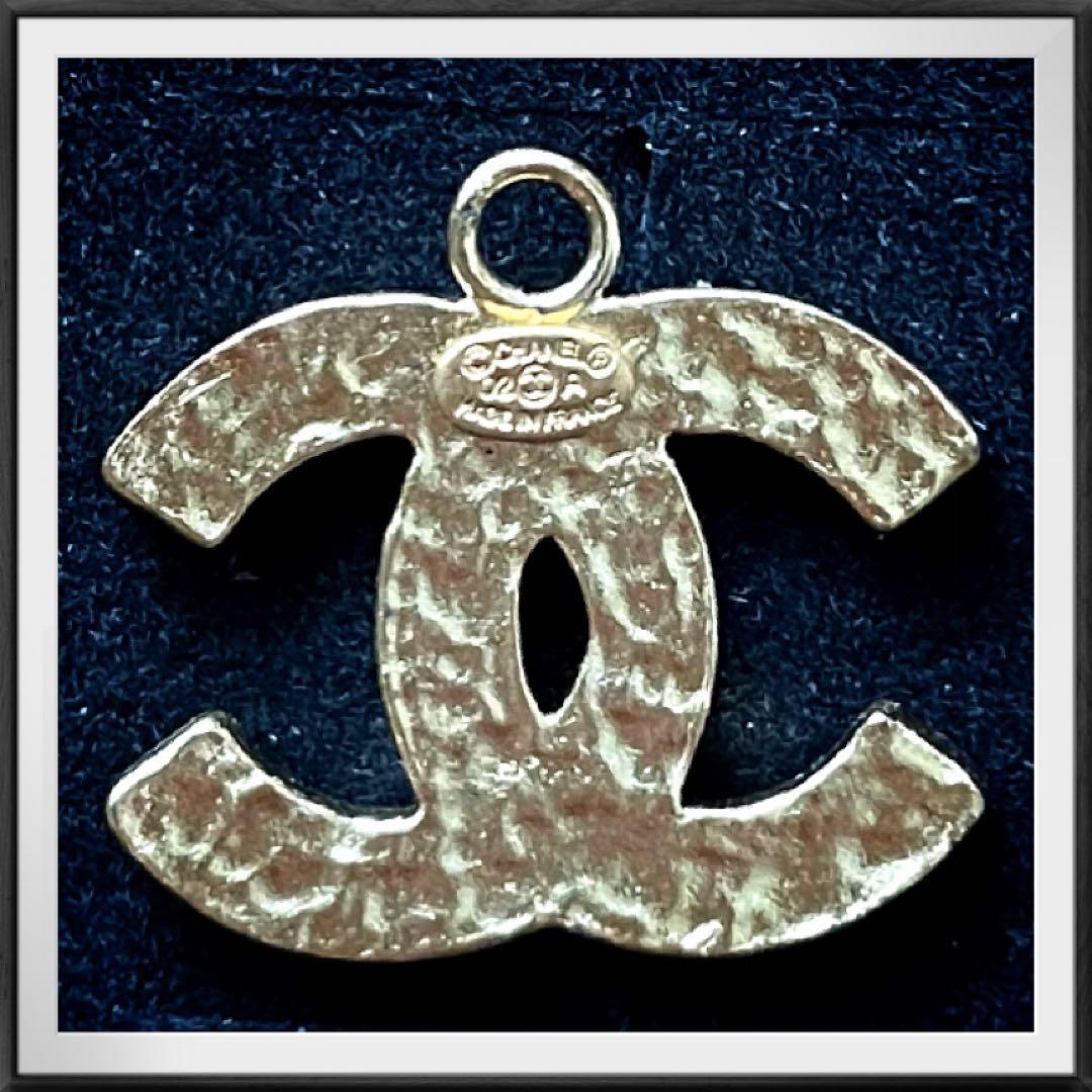 正規品 シャネル CHANEL ピアス ヴィンテージ ココマーク 片耳