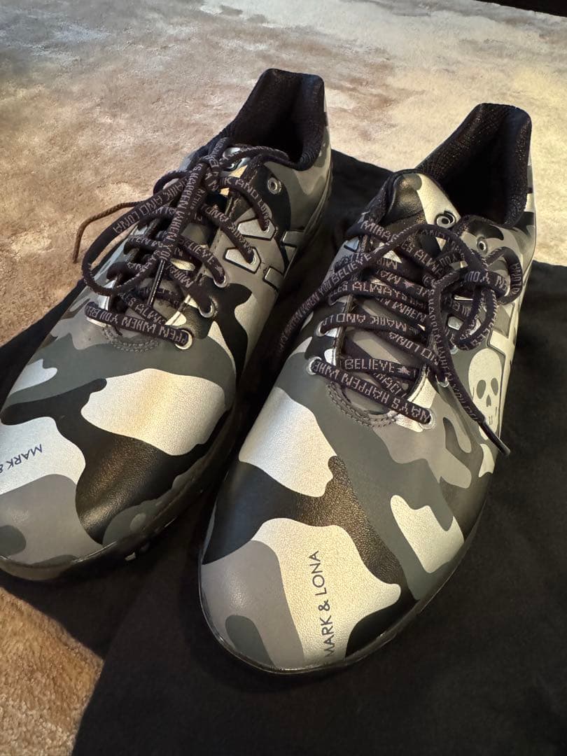 ASICS MARK & LONA カモフラージュ ゴルフシューズ