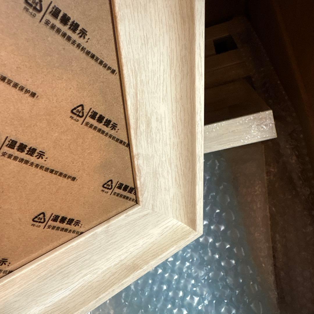 30個セット ホワイトフォトフレーム 木目調 額 額縁 写真立て おしゃれ