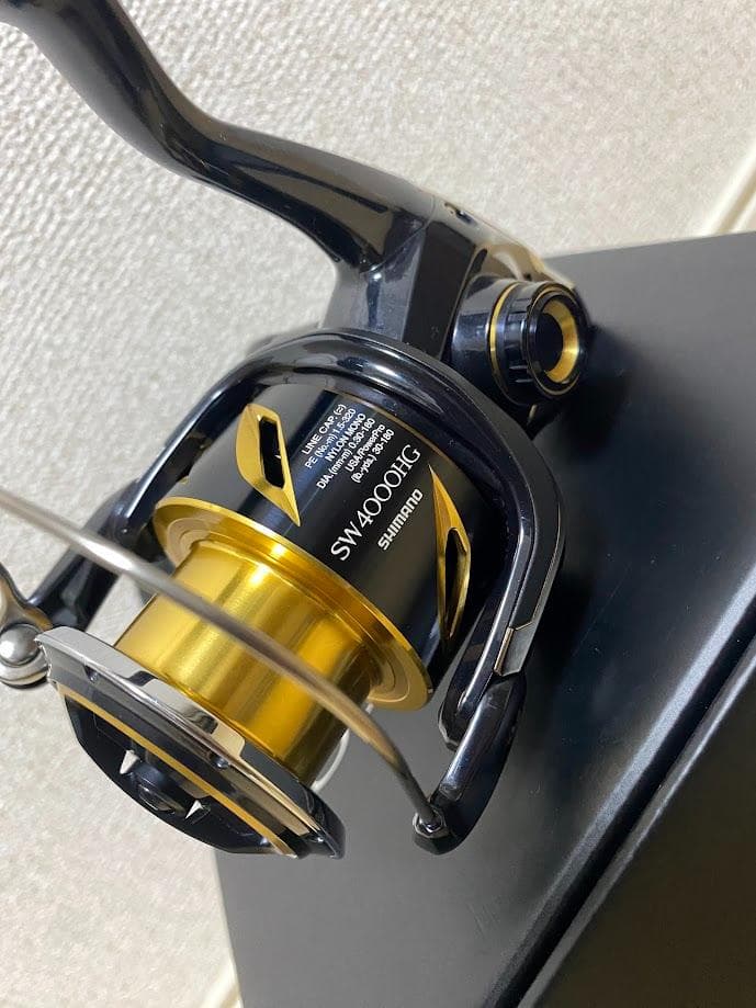 美品 20 ステラSW 4000HG 替えスプール付き シマノ
