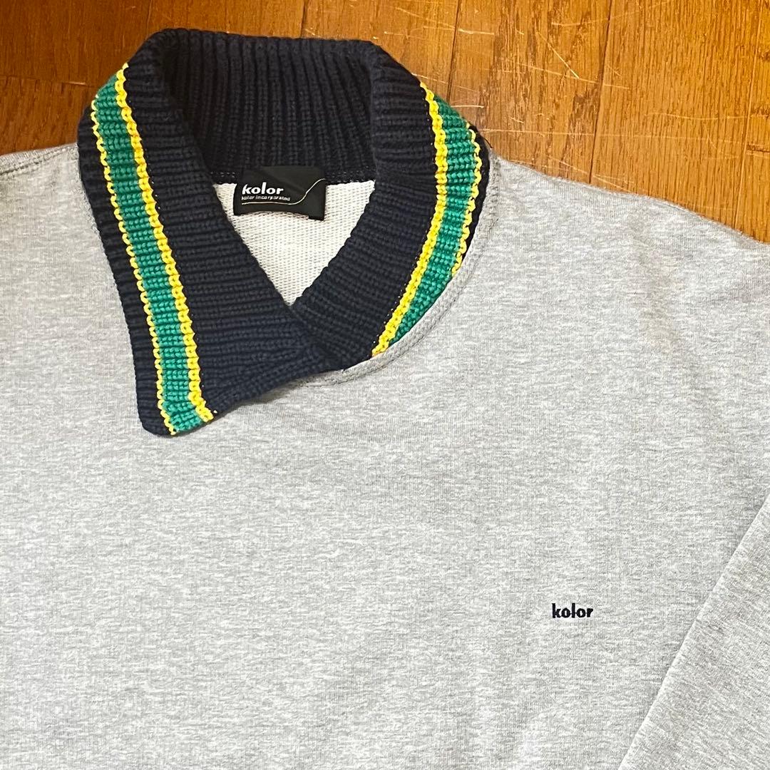 【 kolor 】22ss スウェットシャツ