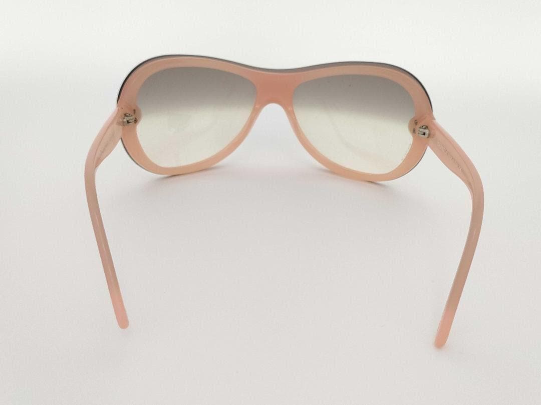 CHANEL ココマーク グレーベージュグラデ シールドサングラス d114