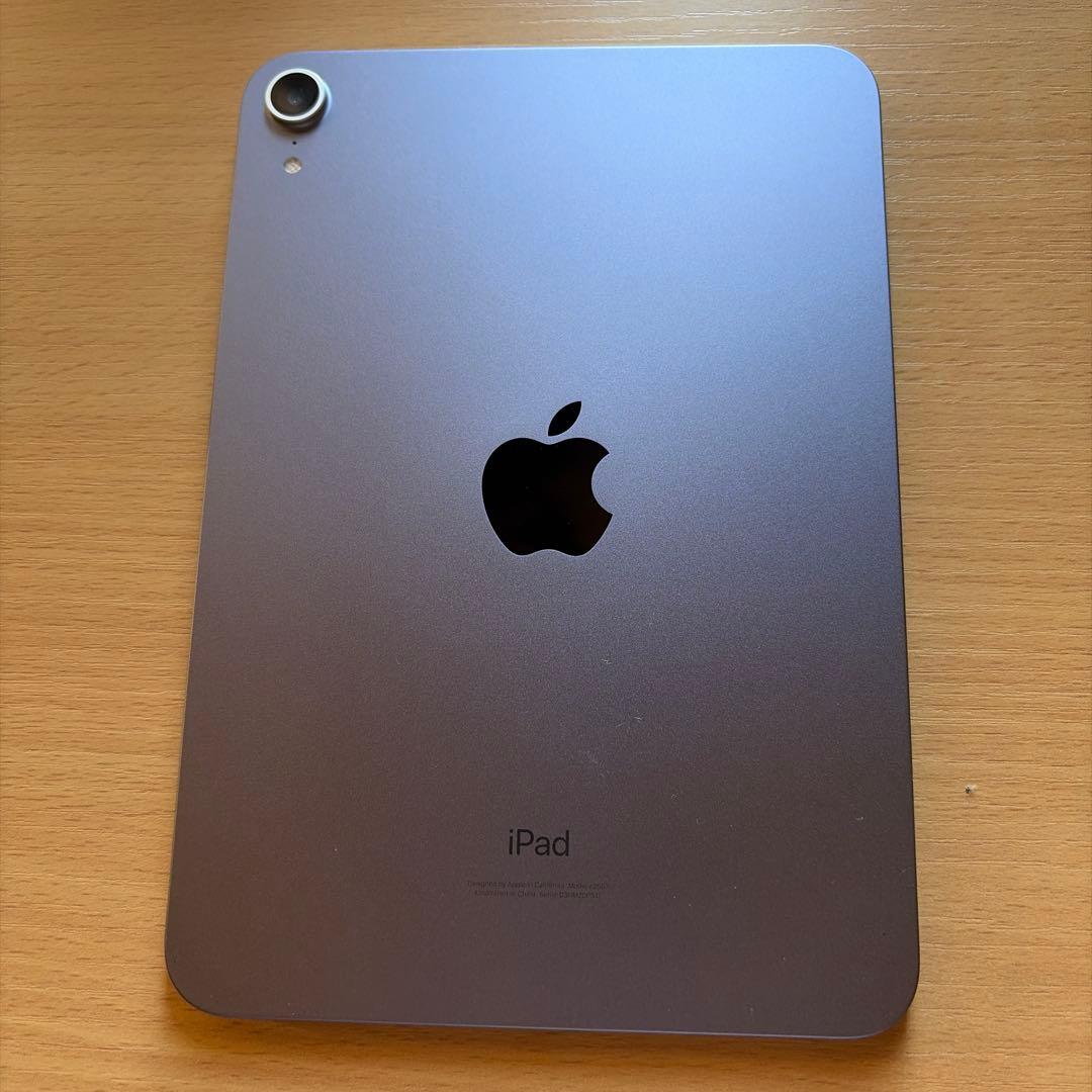 美品 Apple iPad mini (第6世代) パープル 本体 バッテリ93