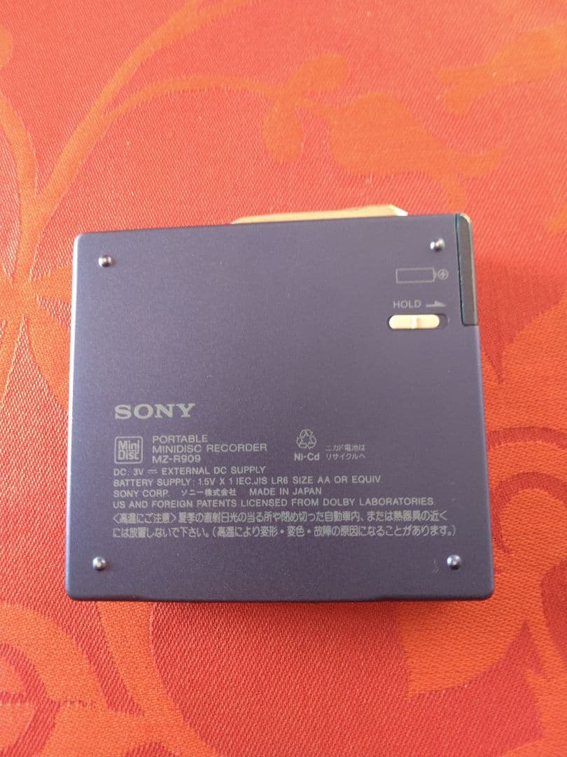 ◇◆ソニー SONY MDウォークマンMZ-R909 録音・再生 動作品◇◆