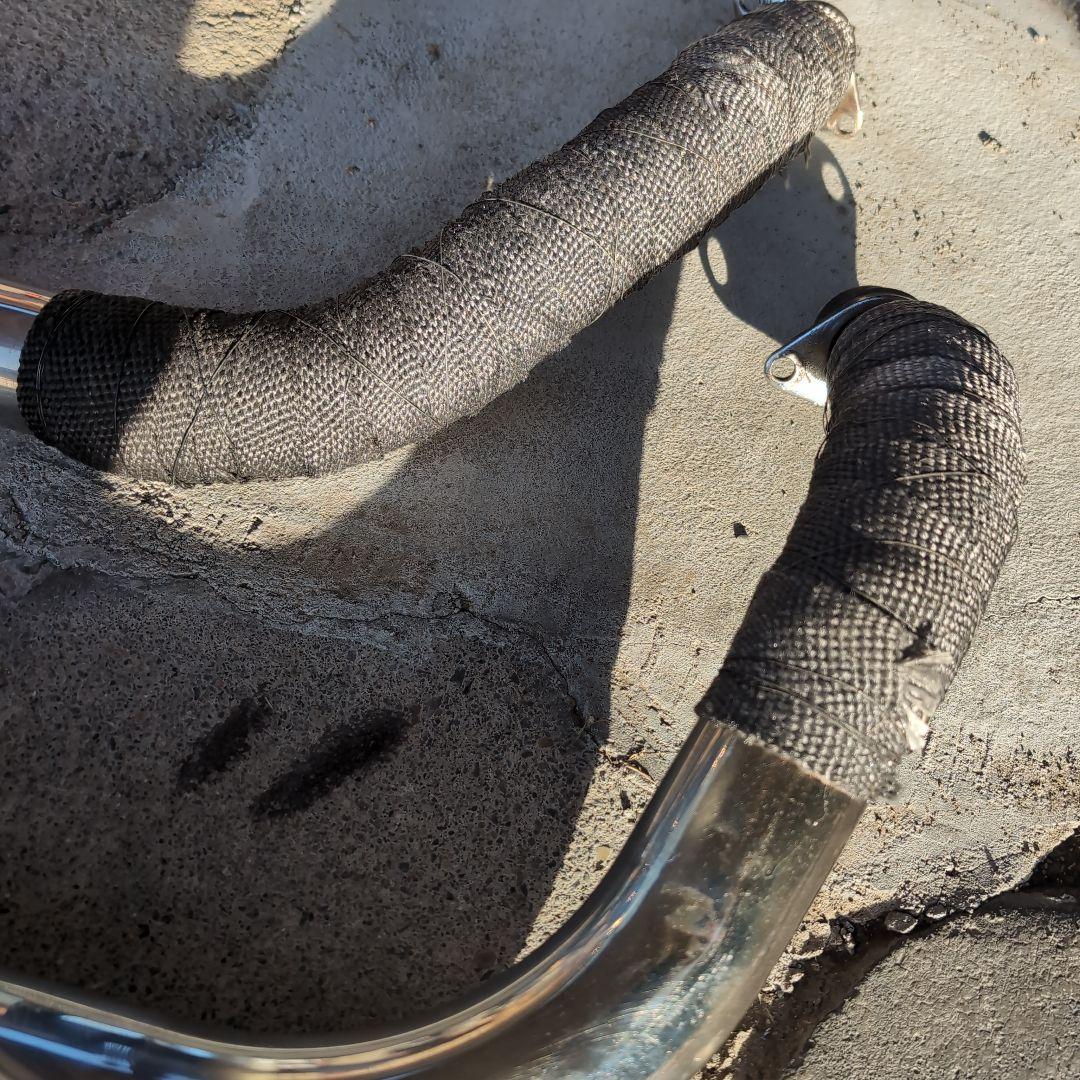 スティード400スラッシュカットマフラー