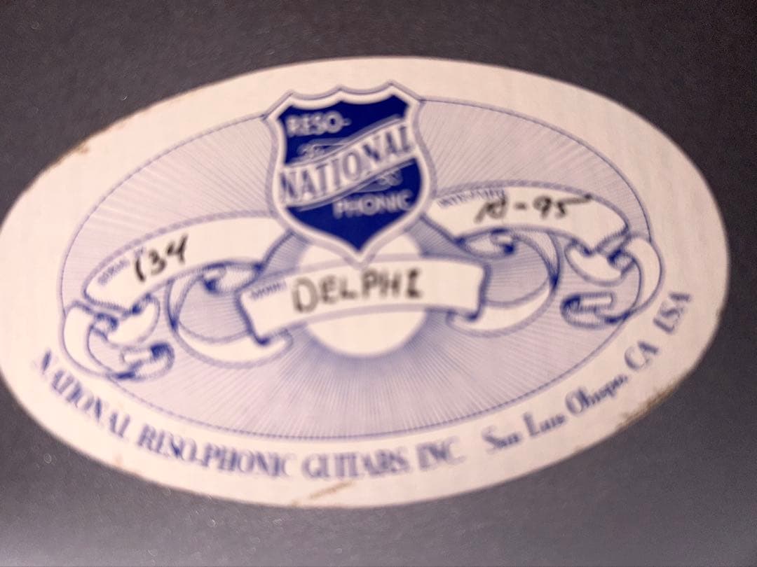 リゾネータギター　National Delphi ‘95年製