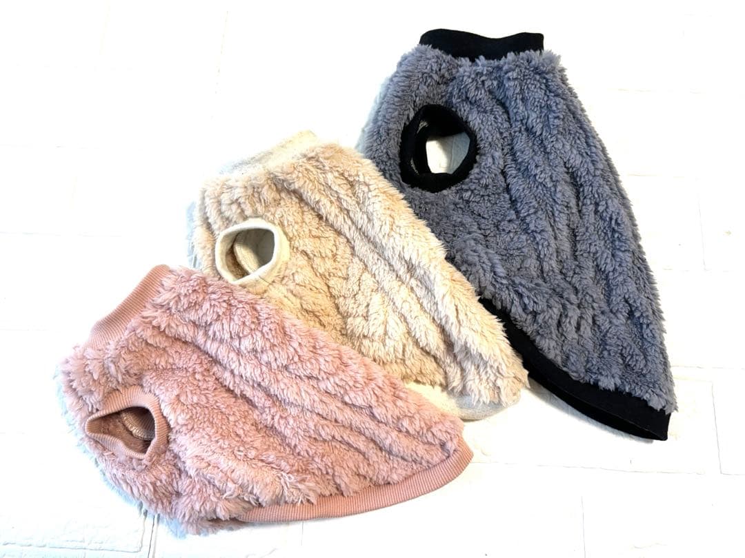 犬服　あったかボアアラン柄タンクトップ　ハンドメイド　☆オーダーページ☆