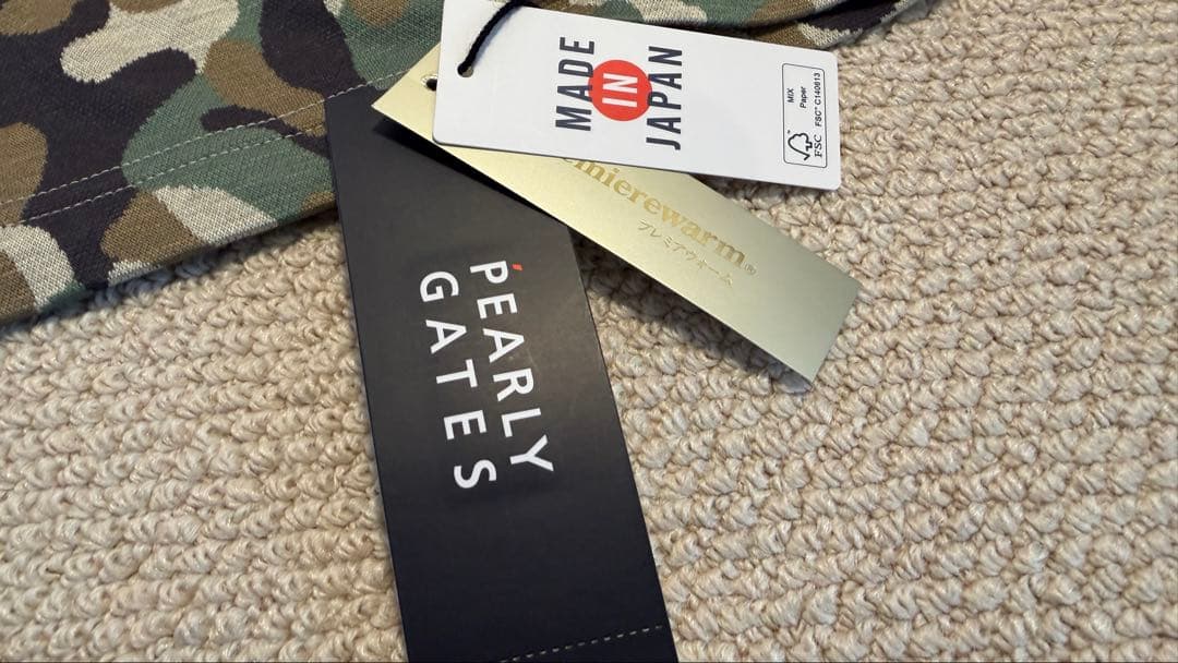 新品パーリーゲーツ　カモ柄　レディースゴルフウェア