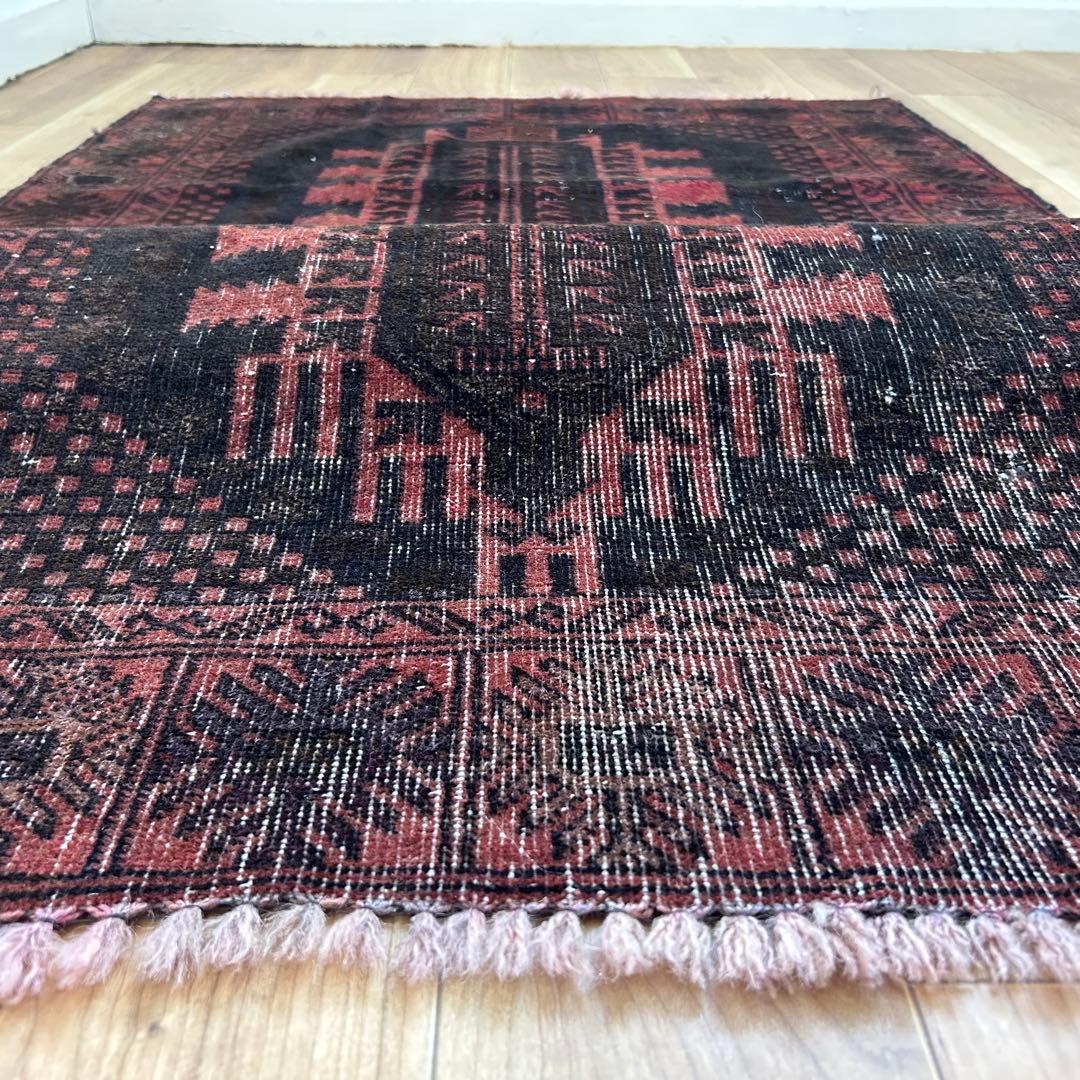【1980's vintage】 バルーチ族 ビンテージラグ