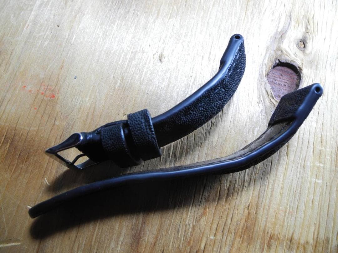 時計ベルト／エレファント／ブラック／24-20/ML