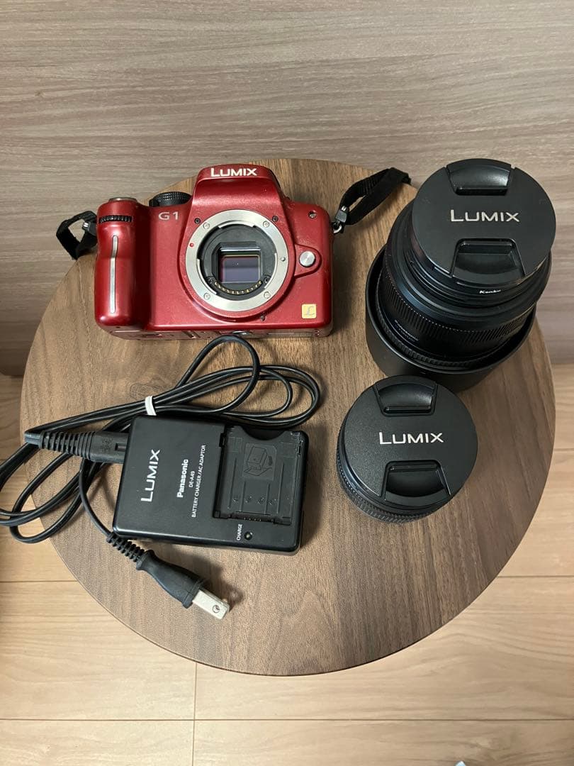LUMIX G1 W赤色 デジタル一眼カメラ