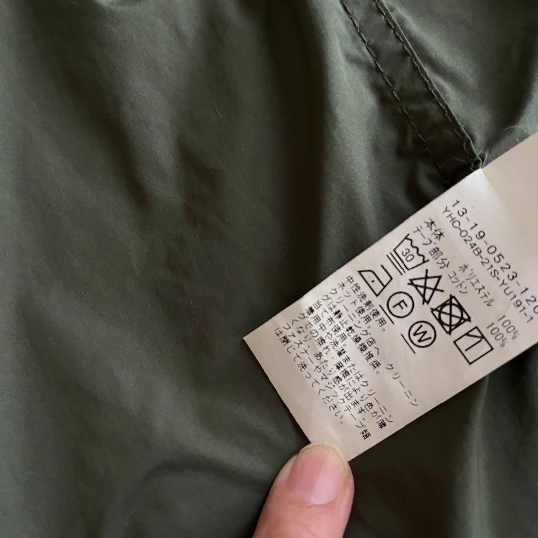 BEAMS BOY ソロテックス　M-65パーカ　オリーブ　モッズコート