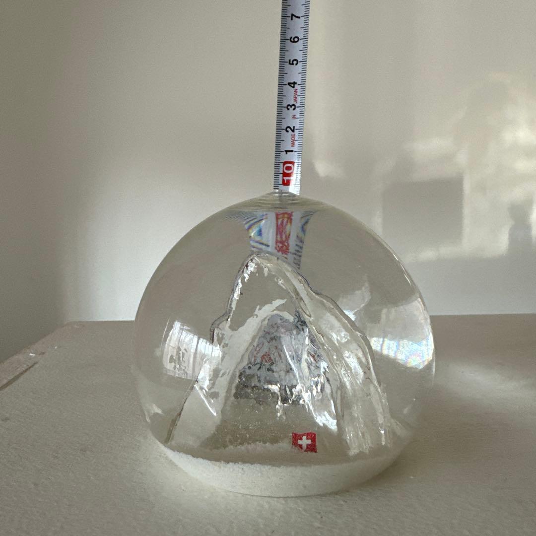 スイス　GLAS&LICHT スノードーム　グラスウントリヒト　マッターホルン