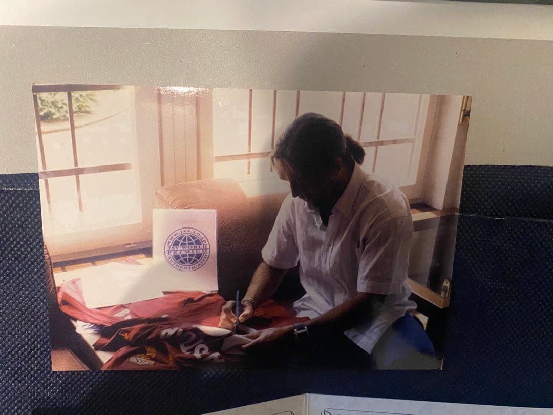 バティストゥータ　サイン入りユニフォーム　ASローマ