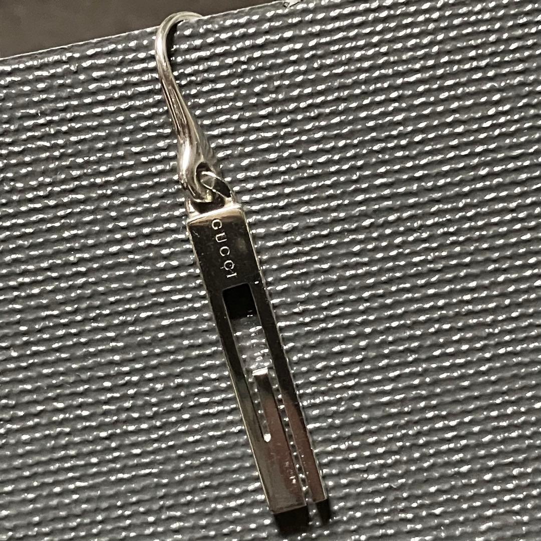 GUCCI グッチ カットアウト Gロゴ ピアス シルバー925
