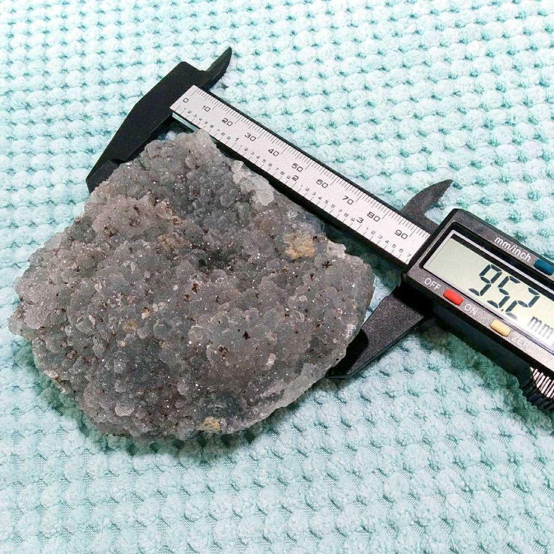 ⑯珍品! ドゥルージーアメジスト ブルー シルバーアメジスト 原石 クラスター