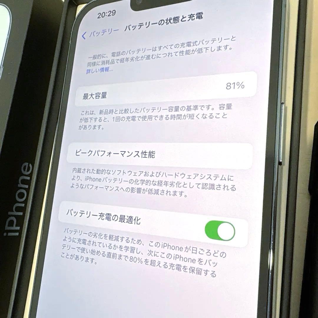 iPhone 13 Pro max パシフィックブルー 本体　256gb