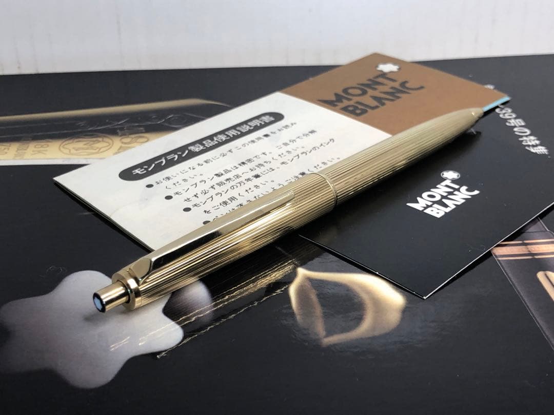 ⭐️モンブラン⭐️金運降臨黄金❗️稀少な総金張り名品最高の形❗️⭐️No1546ペンソル⭐️