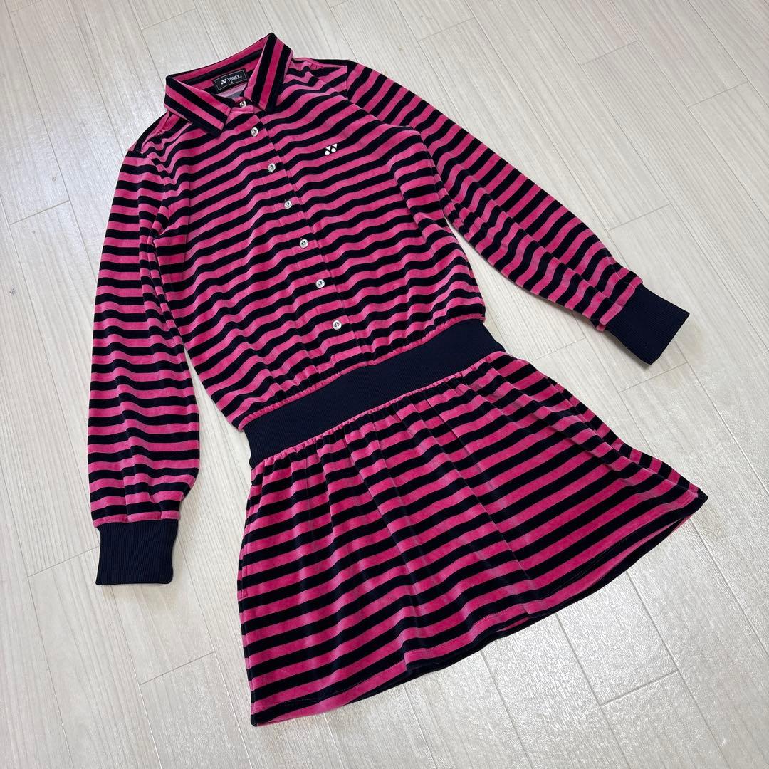 ヨネックス YONEX テニスウェア レディース ベロア ワンピース M