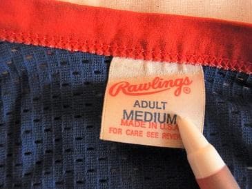 アメリカ製 NFL NY ジャイアンツ レプリカジャージ Made in USA
