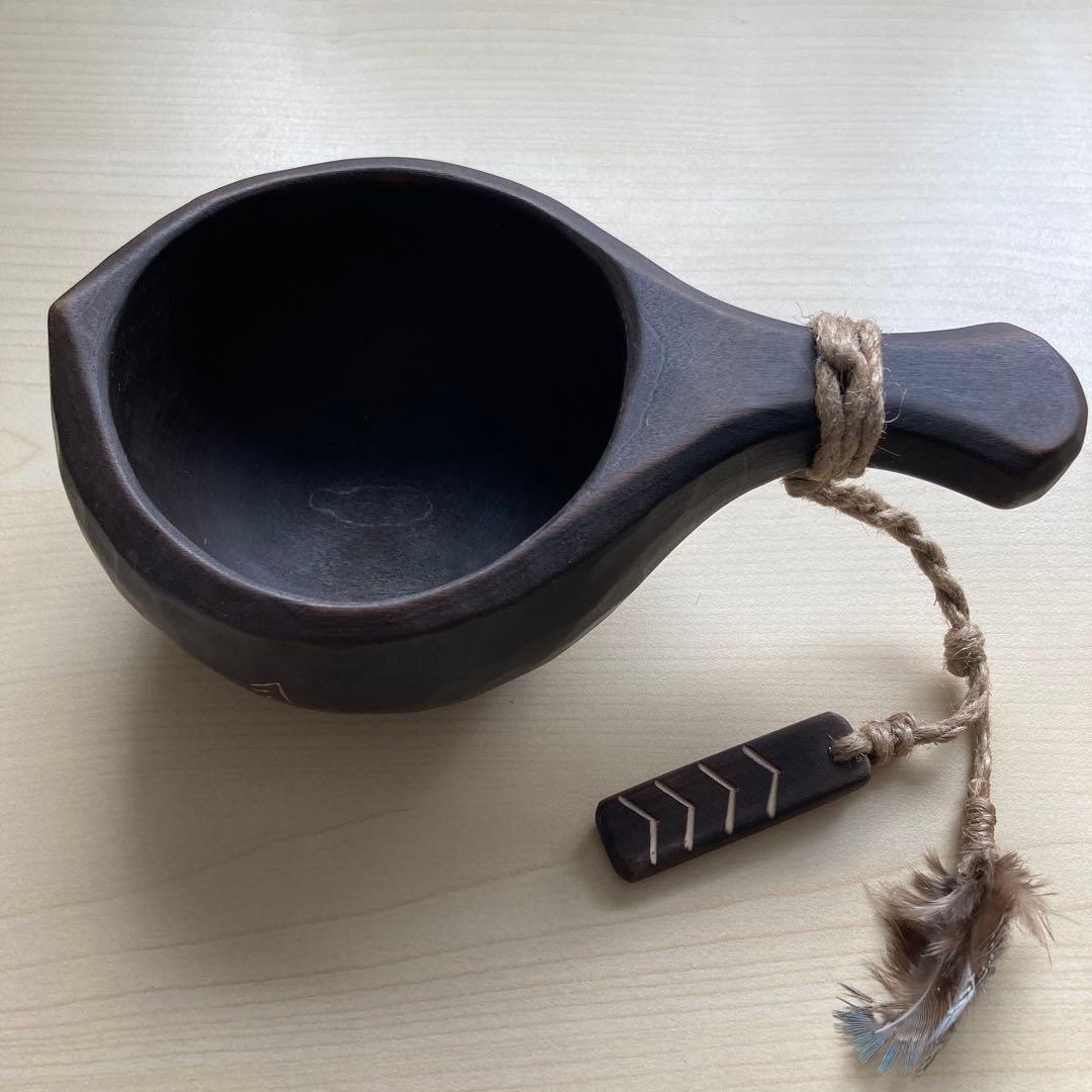 【新品】ソウルオブシベリア #1 ブラックペンダント　No.1812 ククサ