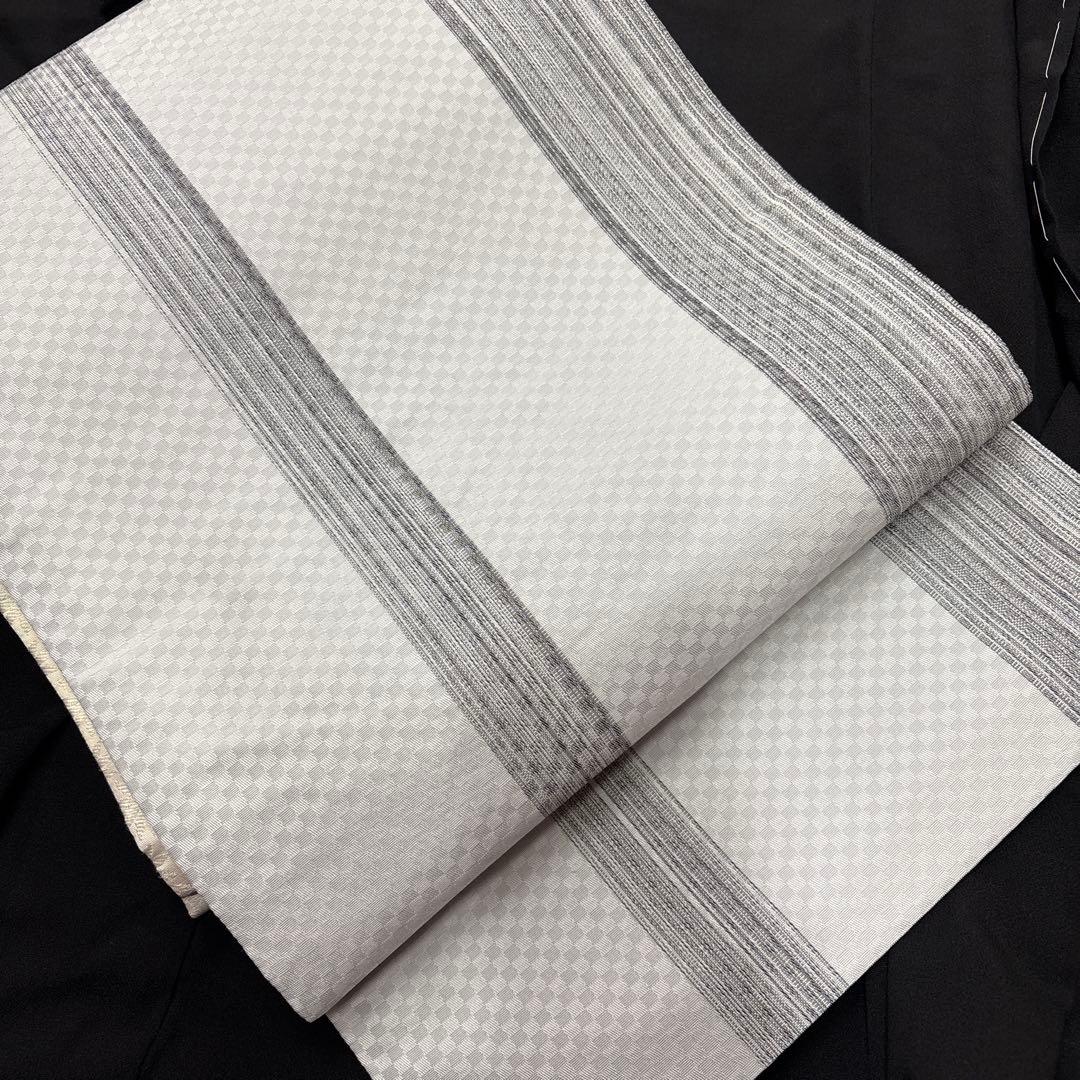 正絹 3面使える袋帯 洒落袋帯