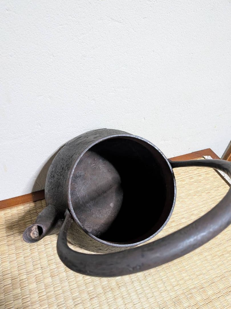 高陽堂造 鉄瓶 2.5L 寿文字 29cm大型 高岡鉄器 茶道具 煎茶道具 骨董
