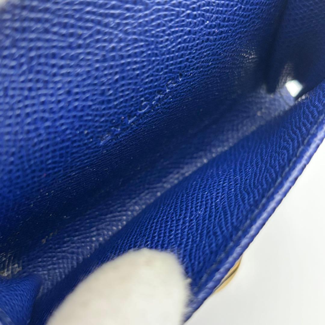 美品✨ブルガリ 名刺入れ カードケース ロゴクリップ ビーゼロワン ネイビー