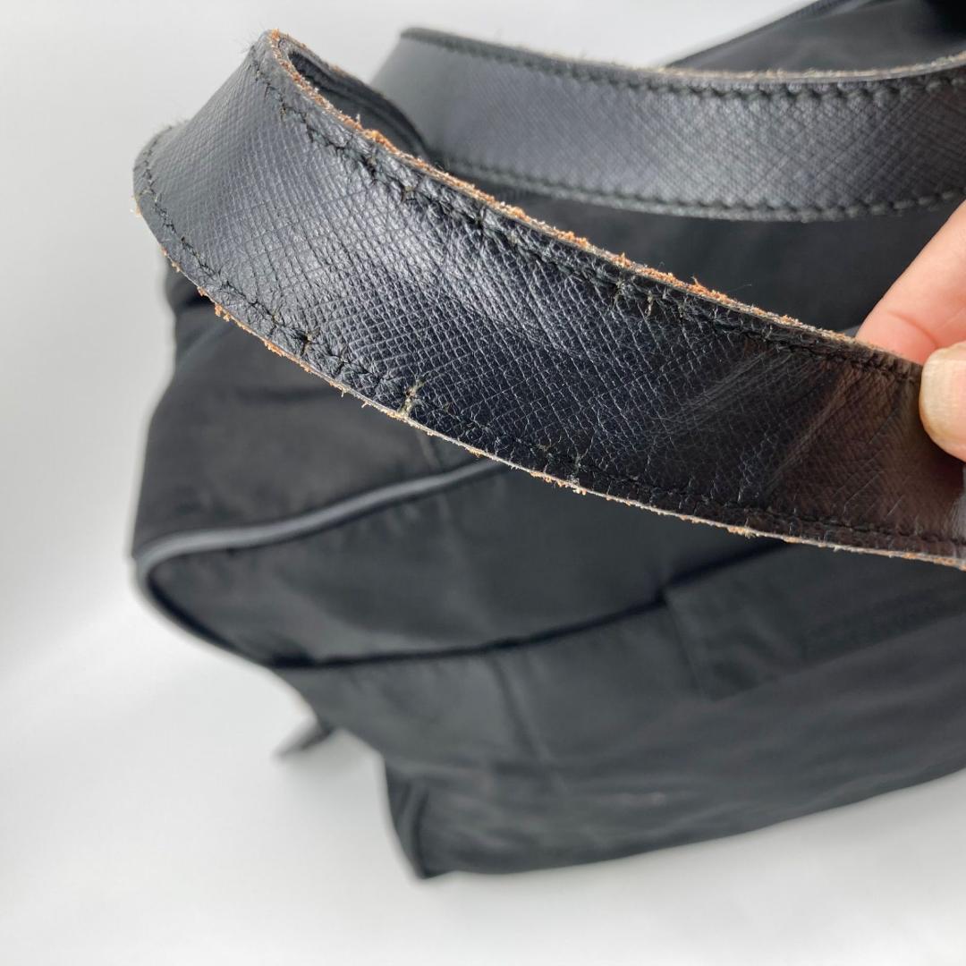 良品✨プラダ 三角ロゴ ブリーフケース ビジネスバッグ ナイロン 黒 ブラック