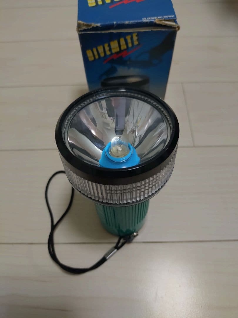 レトロなDIVEMATE 懐中電灯 箱付き