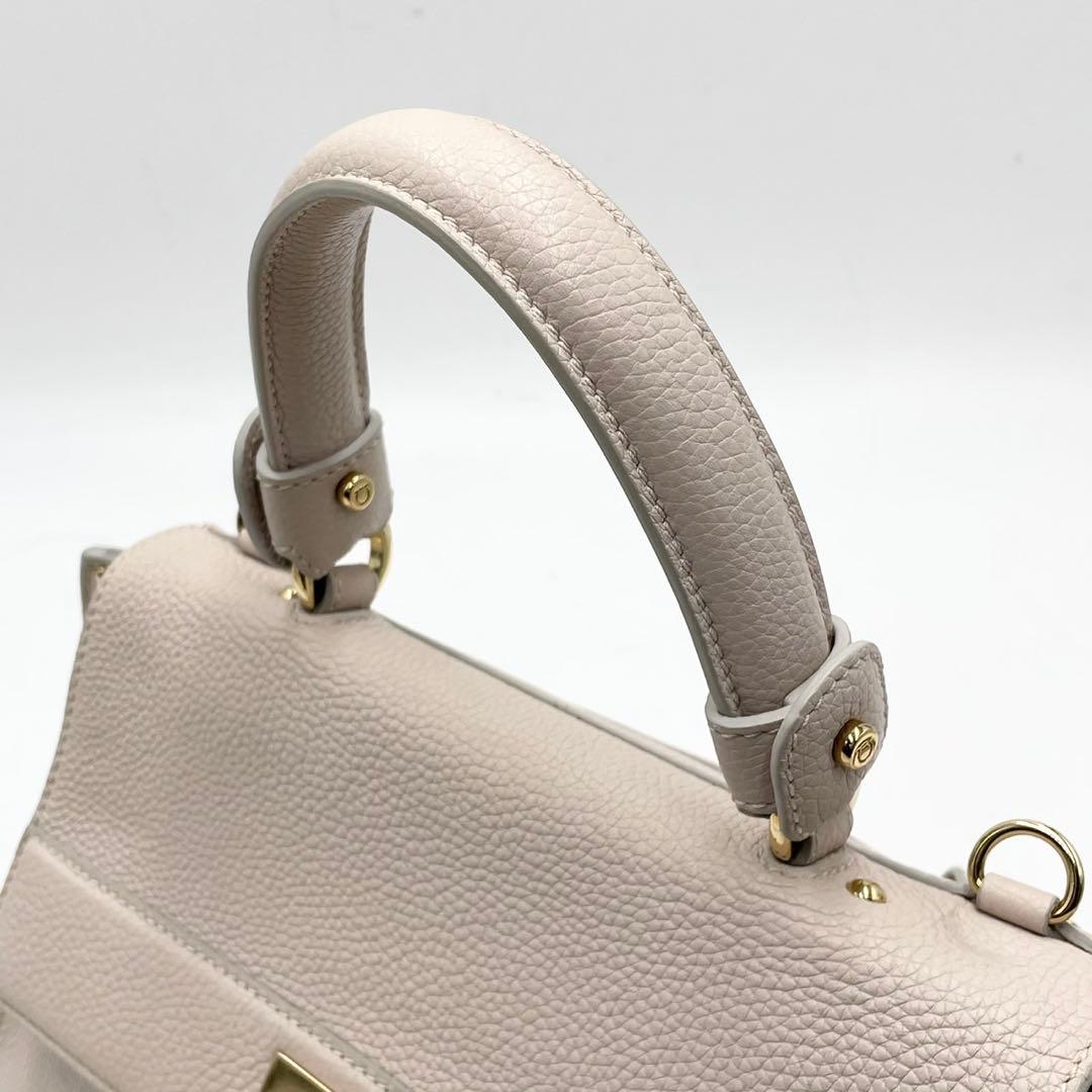 超極美品● フェラガモ ハンドバッグ ソフィア ガンチーニ 金具 レザー