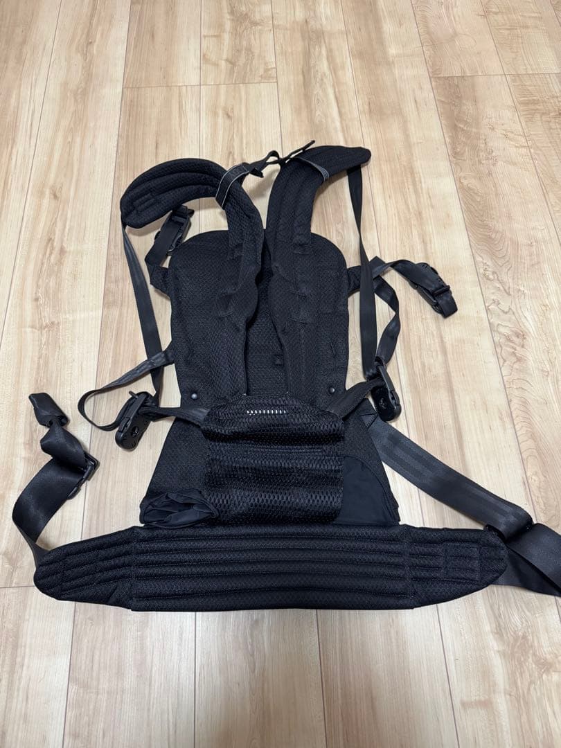 AIR BUGGY BABY CARRIER エアバギー抱っこ紐ジェットブラック