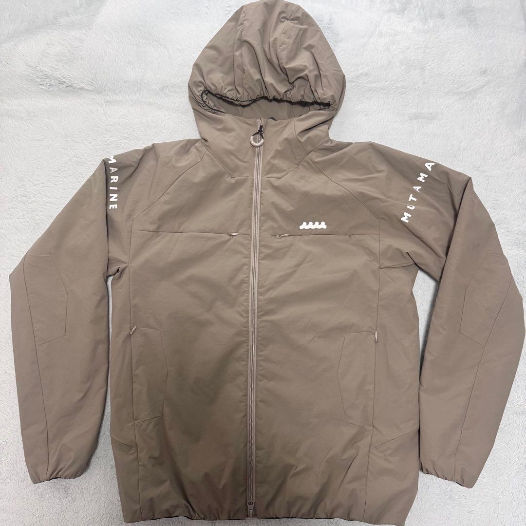 美品 L muta MARINE ムータマリン ジャケット フード ブルゾン